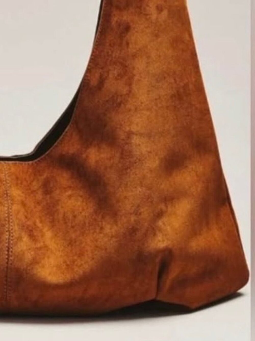 NWT Anthropologie Large Faux Suede Slouchy Tote - Picture 10 of 13